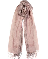 Vince Camuto Women's All-Over Paisley Lurex Scarf