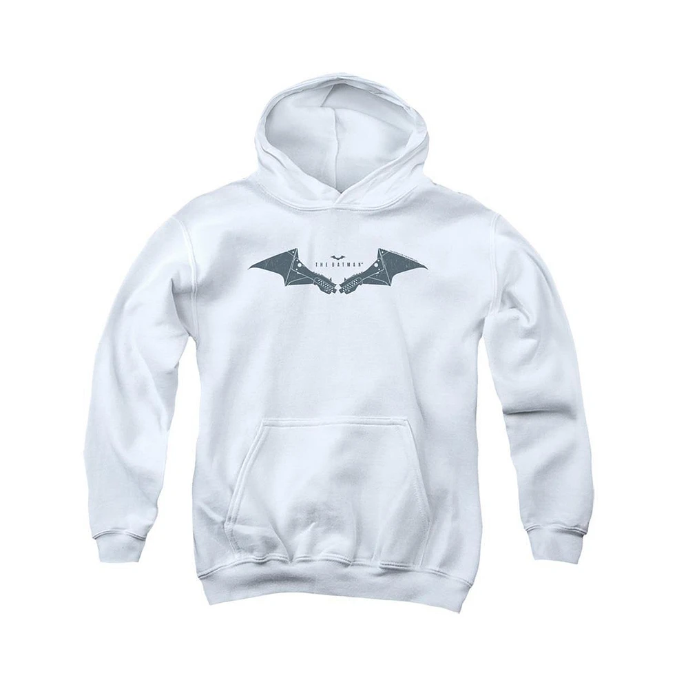 Batman Boys The Youth Mechanical Bat Logo Pull Over Hoodie / Hooded Sweatshirt