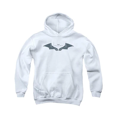 Batman Boys The Youth Mechanical Bat Logo Pull Over Hoodie / Hooded Sweatshirt