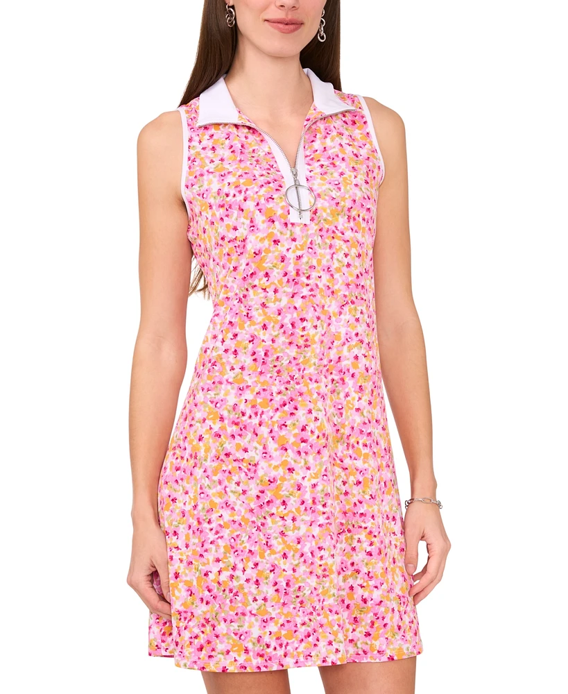 Msk Women's Floral-Print Shift Dress