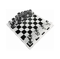 Infinity Lucite 17-Inch Lucite Chess Set