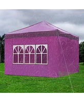 Instahibit Privacy Window Sidewall UV30+ Fits 10x10ft Canopy Garden 1 Piece