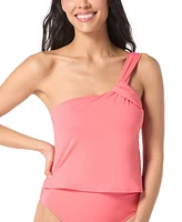 Vince Camuto Women's One-Shoulder Tankini Top