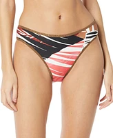 Vince Camuto Women's Printed Reversible Bikini Bottoms