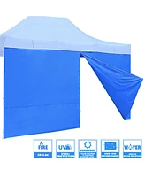 Instahibit 1 Pack Side Wall for 10x15 Ft Ez Pop Up Canopy Tent UV50+ Zipper Sun
