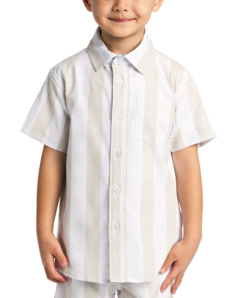 Sovereign Code Toddler & Little Boys Stanley Striped Printed Shirt