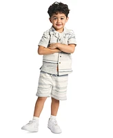 Sovereign Code Toddler & Little Boys Passport Striped Shorts