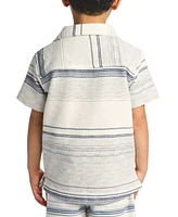 Sovereign Code Toddler & Little Boys Tour Textured Striped Shirt