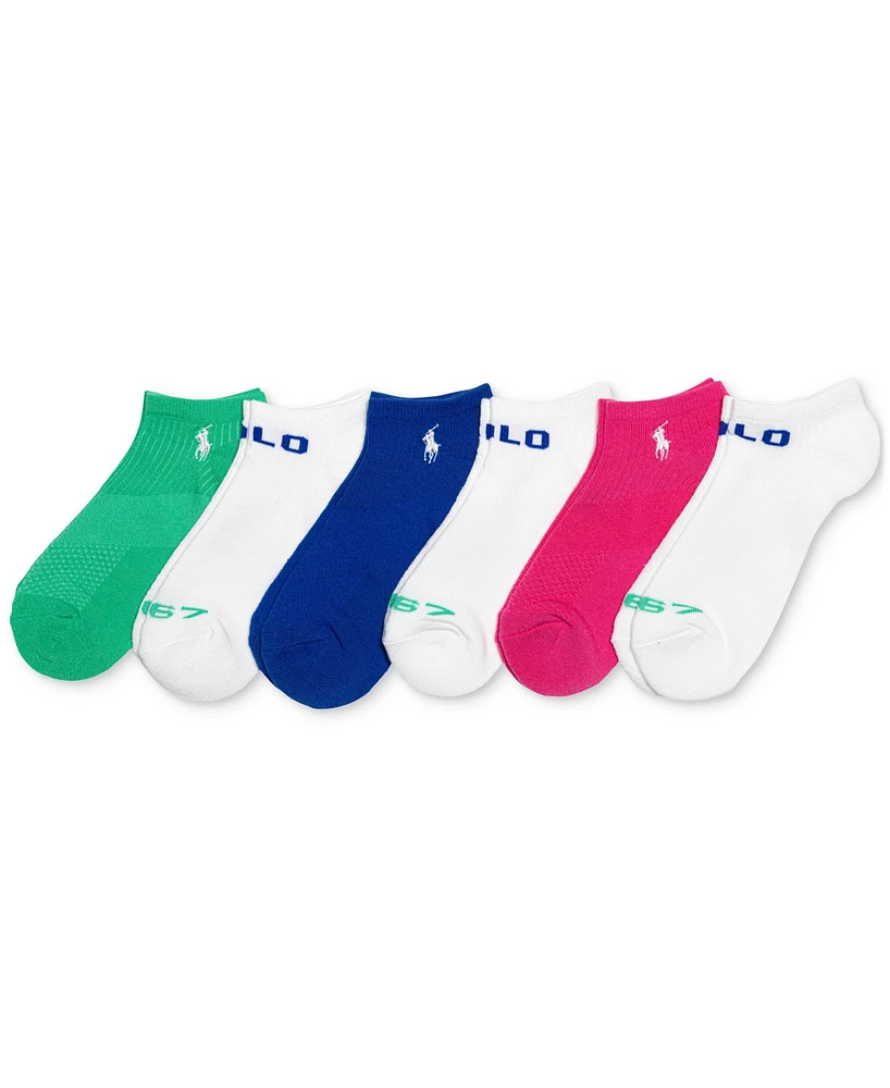 Polo Ralph Lauren Women's 6-Pk. Polo 1967 Low-Cut Socks