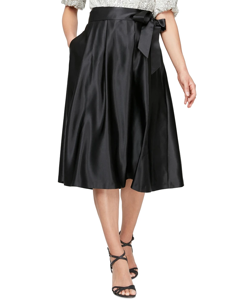 Alex Evenings Petite Ponte Midi Ball Gown Skirt