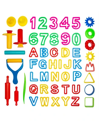 Kiddy Dough 42 Piece Tool Kit For Kids