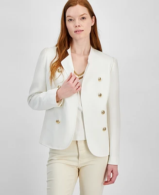 Tommy Hilfiger Women's Stand Collar Open-Front Jacket