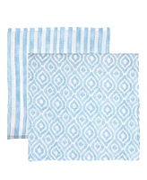 Amor Bebe Baby Boys Luxury Plush Baby Blankets, 3 Piece Gift Set