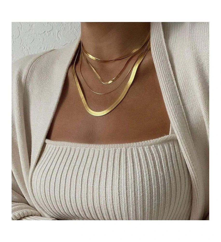 Ellie Vail Cassia Double Chain Necklace