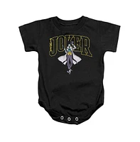 Batman Baby Girls Joker Varsity On Snapsuit