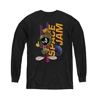 Space Jam 2 Boys Youth Marvin Standing Long Sleeve Sweatshirt