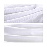 Yescom Cotton Terry Mattress Protector Waterproof Hypoallergenic Vinyl Free Fitted Cover Full