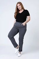 Slink Jeans Plus Color Boyfriend Pants