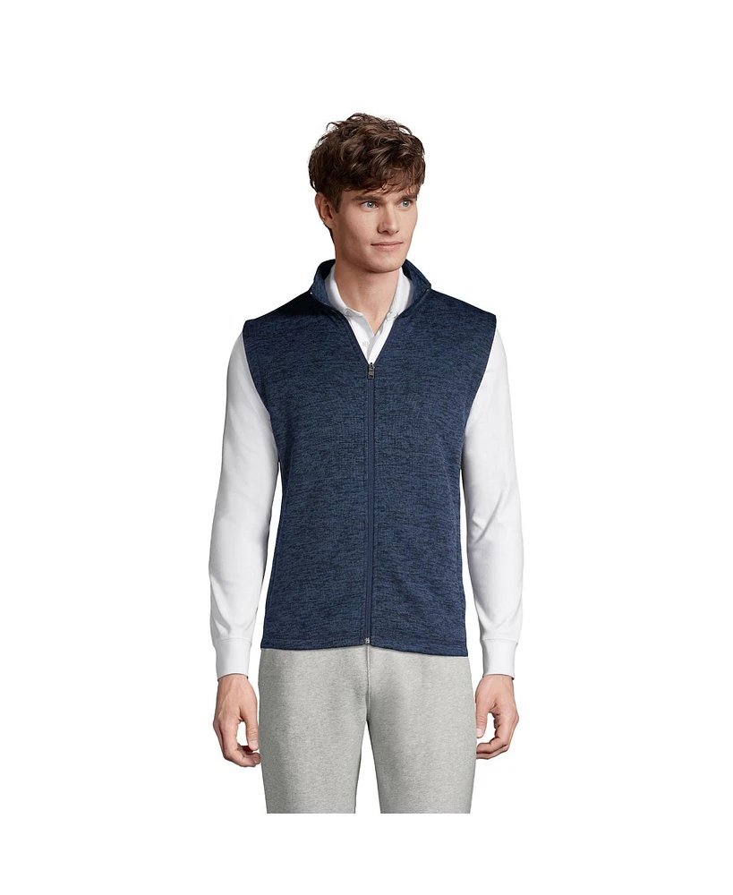 Lands' End Men's Sweater Fleece Vest