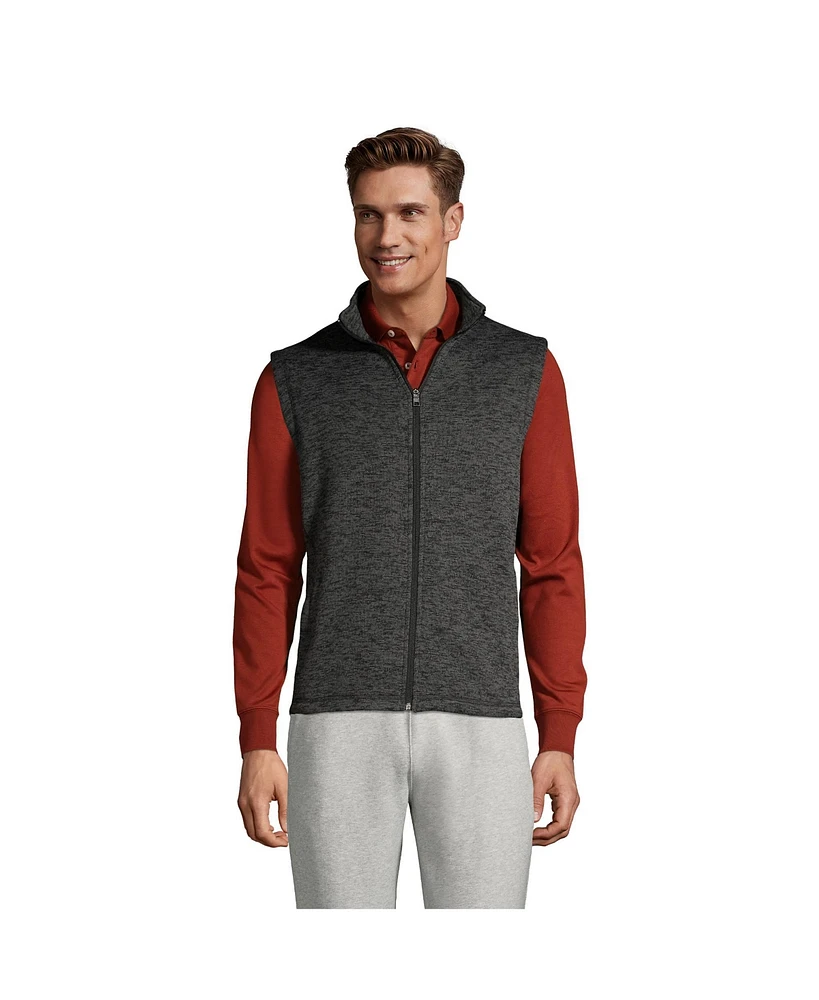 Lands' End Men's Sweater Fleece Vest