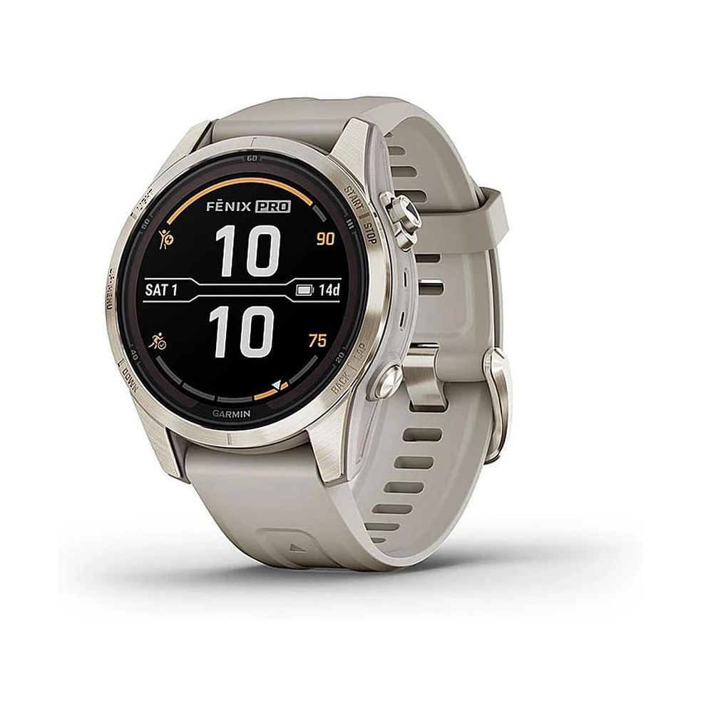 Garmin Fenix 7S Pro Sapphire Solar - Light Sand