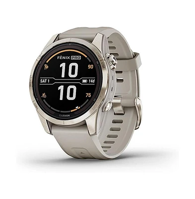 Garmin Fenix 7S Pro Sapphire Solar - Light Sand