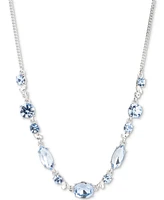 Givenchy Crystal Frontal Necklace, 16" + 3" extender