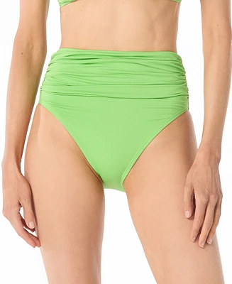 Michael Kors Women's O-Ring High-Waist Bikini Bottoms