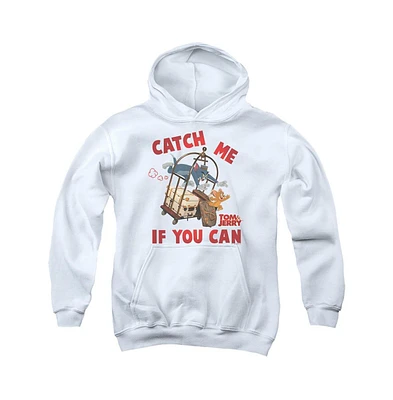 Tom And Jerry Boys Movie Youth Catch Me If You Can Pull Over Hoodie / Hooded Sweatshirt