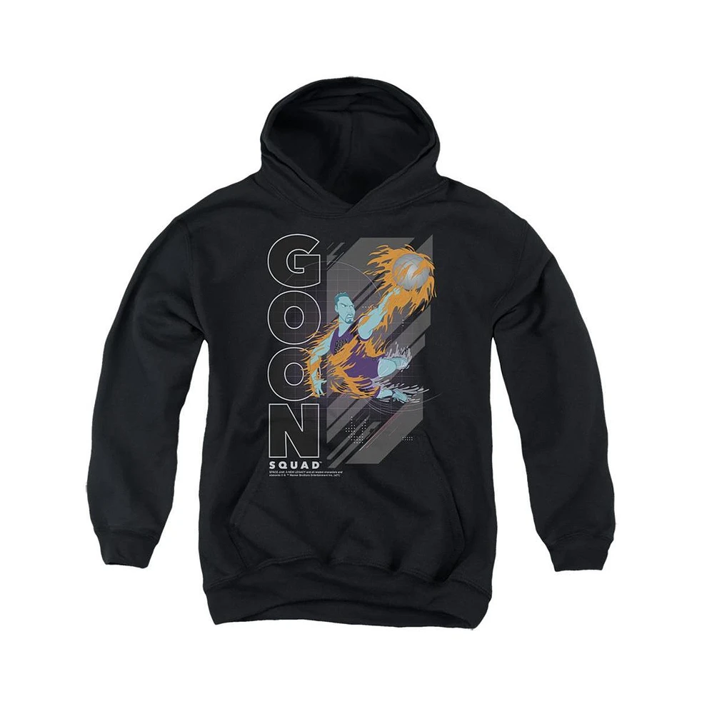 Space Jam 2 Boys Youth Wet Fire Pull Over Hoodie / Hooded Sweatshirt