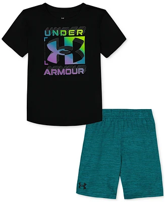 Under Armour Toddler & Little Boys Logo Card T-Shirt Shorts, 2 Piece Set