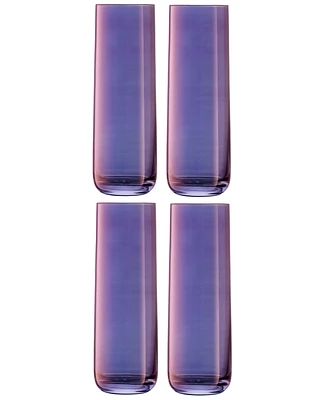 Lsa International Aurora Highball 14oz Polar Violet x 4