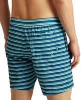 Bonobos Men's Stripe Drawcord 7" Swim Trunks