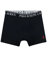 Polo Ralph Lauren Big Boys Cotton Stretch Boxer Briefs 3-Pack