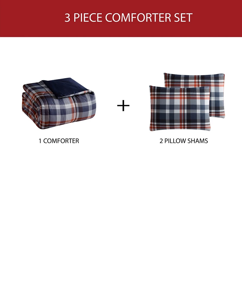 Hallmart Jeremy 3-Pc Comforter Set, Created for Macys