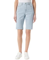 Gloria Vanderbilt Women's Amanda 11" Bermuda Denim Shorts