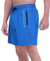 Spyder Men's Stretch 7" Swim Trunks with Compression Liner