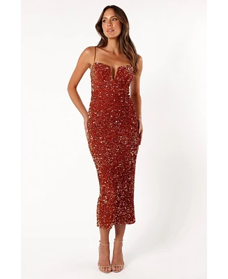 Petal and Pup Women's Kailee Sequin Midi Dress