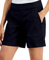 Style & Co Women's Denim Mid-Rise Pull-On Shorts, Created for Macy's