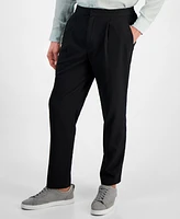 Alfani Men's Classic-Fit Textured Seersucker Suit Pants, Created for Macy's