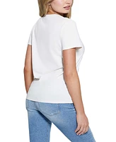 Guess Women's Suntan Cover Graphic Easy T-Shirt