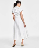 I.n.c. International Concepts Women's Pleat Midi Dress, Created for Macy's