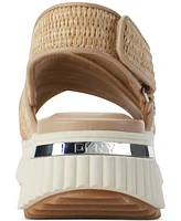 Dkny Malai Woven Crisscross Slingback Platform Sandals