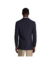 Lands' End Men's Long Hopsack Blazer