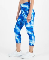 Id Ideology Women's Shibori Wave Cropped Leggings, Created for Macy's