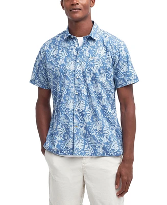 Barbour Men's Ives Summer-Fit Tropical Leaf-Print Button-Down Shirt