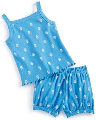 First Impression Baby Girls Simple Stamp Floral Tank Bloomers Created For Macys