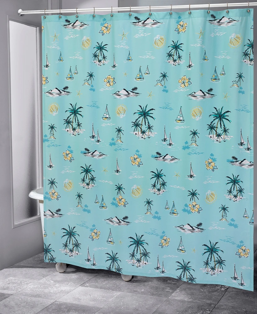 Izod Tropical Mode Shower Curtain, 72" x 72"