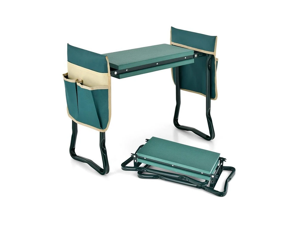 Slickblue Folding Garden Kneeler and Seat Bench