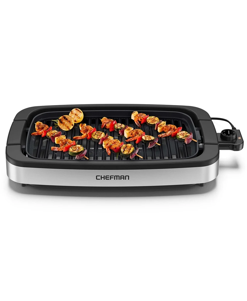 Chefman 4.4lb Smokeless Indoor Electric Grill with Temperature Control